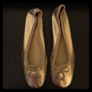 Elegant Gold Ballet Flats